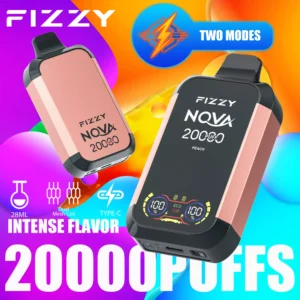 Fizzy Nova 20000 Puffs Dual Mesh 2% 5% Low Nicotine Rechargeable Disposable Vapes Pen Bulk Buy Wholesale - HelpVape - 9