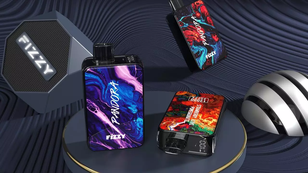Fizzy Pandora 12000 Puffs 2% 5% Low Nicotine Rechargeable Disposable Vapes Pen Bulk Buy Wholesale -helpvape