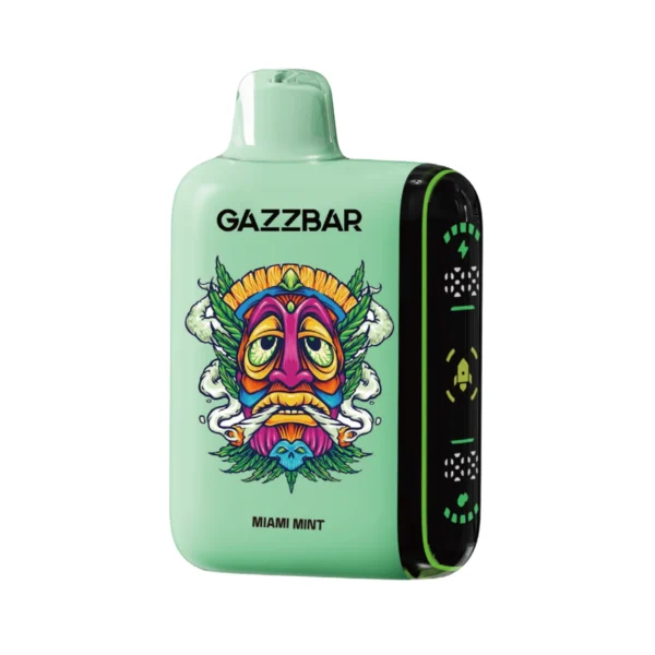 Gazzbar Rocket 20000 Puffs Dual Mesh 2% 5% Светодиодный дисплей Перезаряжаемые одноразовые ручки для электронных сигарет с низким содержанием никотина. Купить оптом - HelpVape - 7