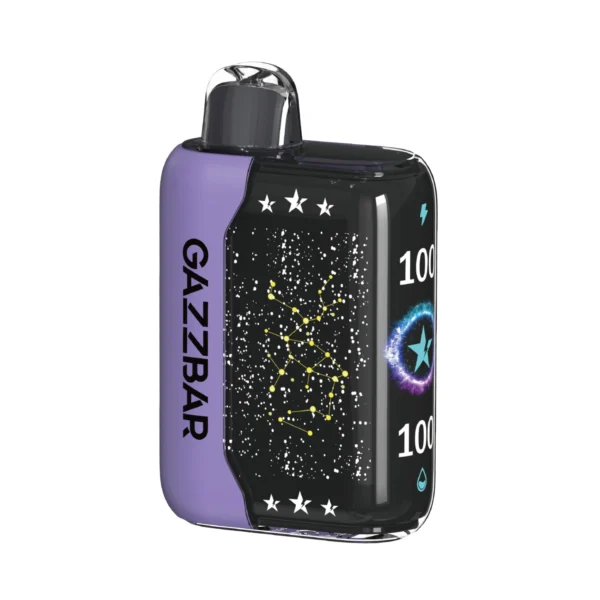 Gazzbar Turbo 30000 Puffs Stars Light с двойной сеткой 5% Светодиодный дисплей с низким содержанием никотина Перезаряжаемая одноразовая ручка для вейпов Купить оптом - HelpVape - 7