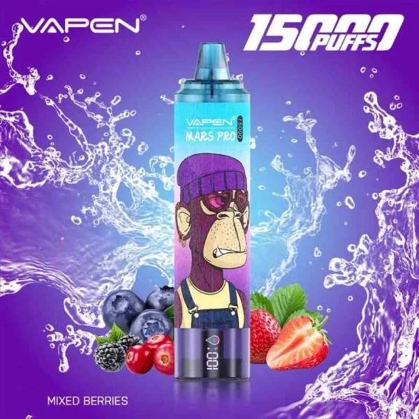 VAPEN Mrs Pro 15000 Puffs 2% Low Nicotina Rechargeable Vapes Pen vrac Cumpărați cu ridicata - HelpVape - 4