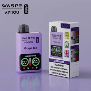 WASPE 25000 PUFFS Dual Mesh Box 0% 2% 5% Low Nicotine LED Display Rechargeable Disposable Vapes Pen Bulk Buy Wholesale - HelpVape - 13