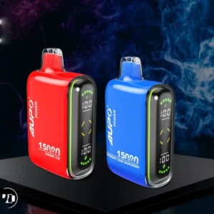 AUPO 15000 Puffs Afișaj LED cu plasă dublă 2% Nivel scăzut de nicotină Reîncărcabil Vapes Pen vrac Cumpărați cu ridicata