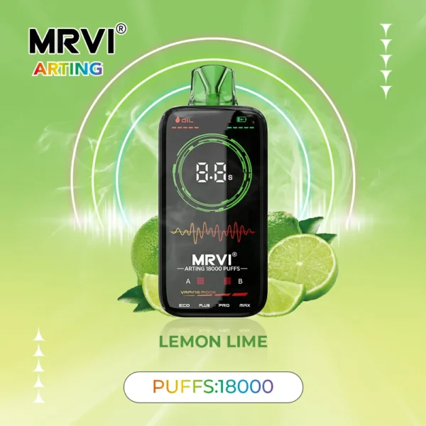 MRVI Arting 18000 Puff-uri Dual Mesh Display Full Screen 2% 5% Nivel scăzut de nicotină Reîncărcabil Vapes Pen vrac Cumpărați cu ridicata - HelpVape - 4