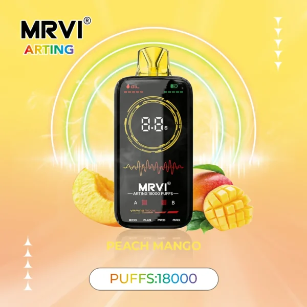 MRVI Arting 18000 Puff-uri Dual Mesh Display Full Screen 2% 5% Nivel scăzut de nicotină Reîncărcabil Vapes Pen vrac Cumpărați cu ridicata - HelpVape - 8