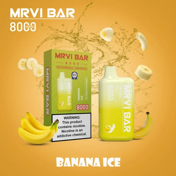 MRVI Bar Mr8000 Puffs 2% 3% 5% Перезаряжаемые одноразовые ручки для вейпов с низким содержанием никотина. Купить оптом - HelpVape - 10