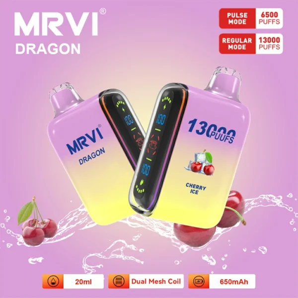 MRVI Dragon 13000 Puffs Dual Mesh Schermo digitale 2% 5% Penna per vaporizzatori usa e getta ricaricabile a basso contenuto di nicotina all'ingrosso Acquista all'ingrosso - HelpVape - 7