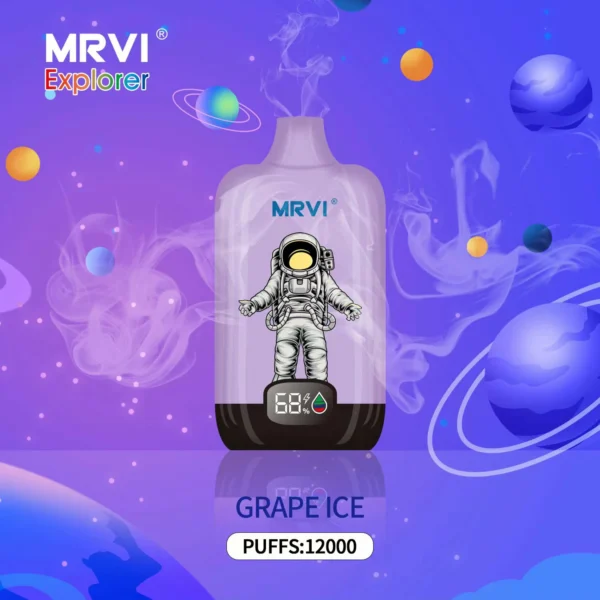 MRVI Explorer 12000 Puffs Tela Digital 2% 3% 5% Caneta Vapes Descartáveis ​​Recarregáveis ​​com Baixa Nicotina em Massa Compre no Atacado - HelpVape - 3