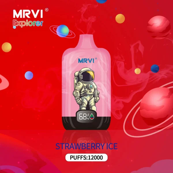 MRVI Explorer 12000 Puffs Tela Digital 2% 3% 5% Caneta Vapes Descartável Recarregável com Baixa Nicotina em Massa Compre no Atacado - HelpVape - 9