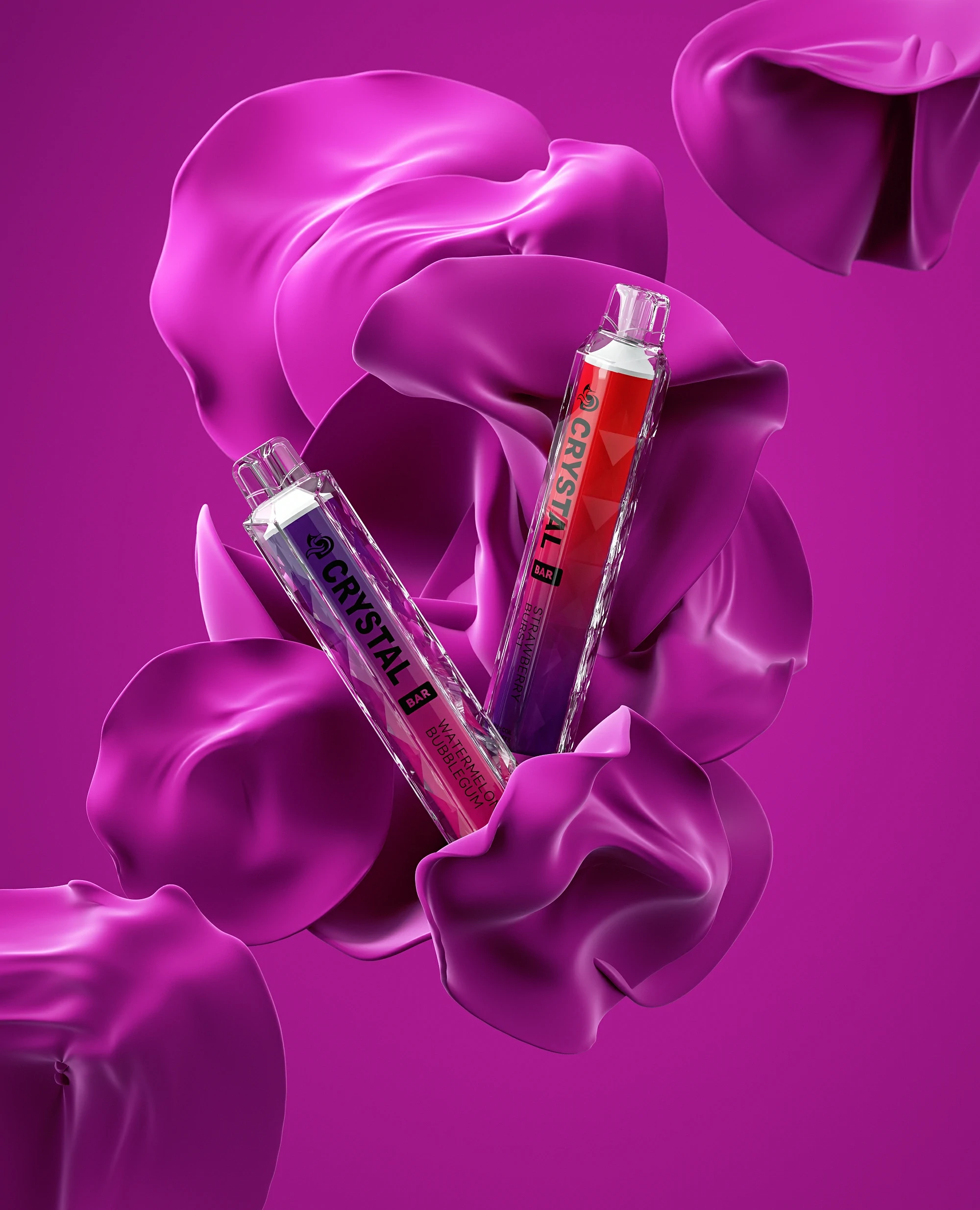 MYDE Crystal Bar 600 Puffs 2% Vapes desechables con bajo contenido de nicotina Pen Bulk Buy al por mayor