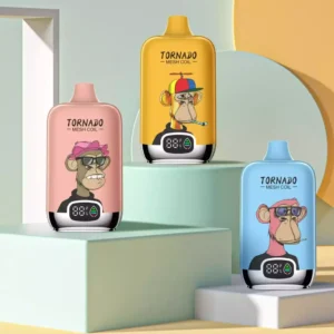 Tornado 12000 Puffs 2% Перезаряжаемая одноразовая ручка для вейпов с низким содержанием никотина, купить оптом