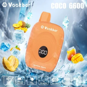 Vookbar Coco 6600 Puffs digitális intelligens képernyő 3% alacsony nikotintartalmú újratölthető, eldobható Vapes toll tömeges vásárlás nagykereskedelmi 11 Vookbar Coco 6600 Puffs digitális intelligens képernyő 3% alacsony nikotintartalmú újratölthető, eldobható Vapes toll tömeges vásárlás nagykereskedelmi - HelpVape - 11
