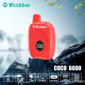 Vookbar Coco 6600 Puffs digitális intelligens képernyő 3% alacsony nikotintartalmú újratölthető, eldobható Vapes toll tömeges vásárlás nagykereskedelmi 16 Vookbar Coco 6600 Puffs digitális intelligens képernyő 3% alacsony nikotintartalmú újratölthető, eldobható Vapes toll tömeges vásárlás nagykereskedelmi - HelpVape - 16