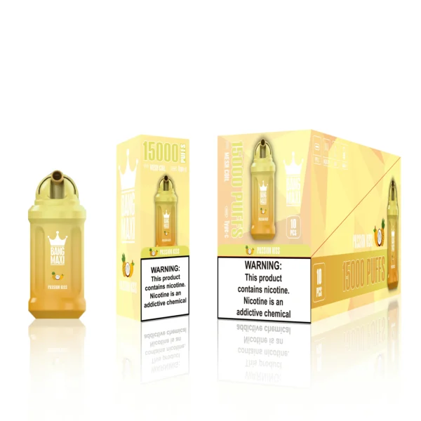 AIVONO BANG MAXI 15000 Puffs 0% 2% 3% 5% Перезаряжаемые одноразовые ручки для электронных сигарет с низким содержанием никотина. Купить оптом - HelpVape - 7