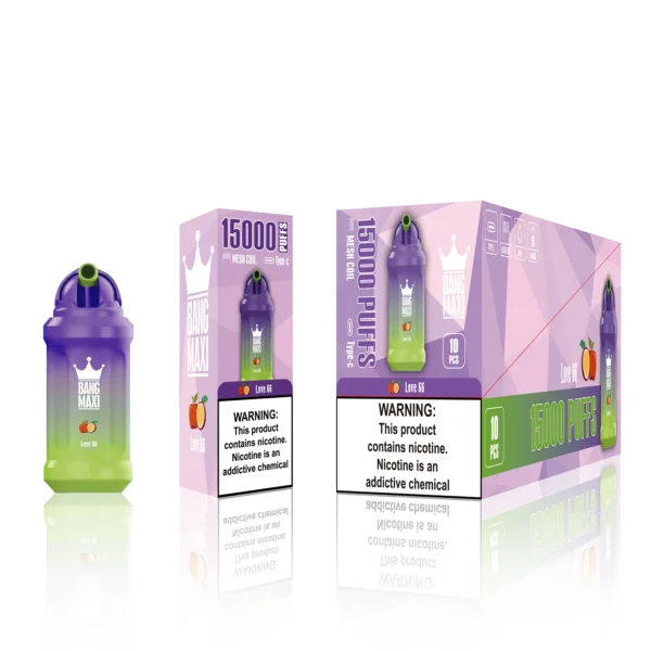 AIVONO BANG MAXI 15000 Puffs 0% 2% 3% 5% Перезаряжаемые одноразовые ручки для электронных сигарет с низким содержанием никотина. Купить оптом - HelpVape - 8