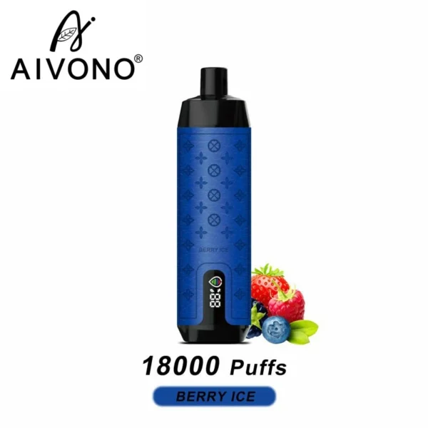 AIVONO Deluxe Bar 18000 Puffs Narghilea Ecran digital 0% 2% 3% 5% Nivel scăzut de nicotină Reîncărcabil Vapes Pen vrac Cumpărați cu ridicata - HelpVape - 5