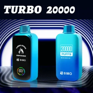 BIMO Turbo 20000 Puffs Tela Cheia 0% 2% 5% Baixa Nicotina Recarregável Vapes Descartáveis Pen Bulk Comprar Atacado