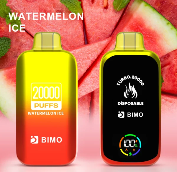 BIMO Turbo 20000 Puffs Tela Cheia 0% 2% 5% Caneta Vapes Descartáveis ​​Recarregáveis ​​com Baixa Nicotina em Massa Compre no Atacado - HelpVape - 8