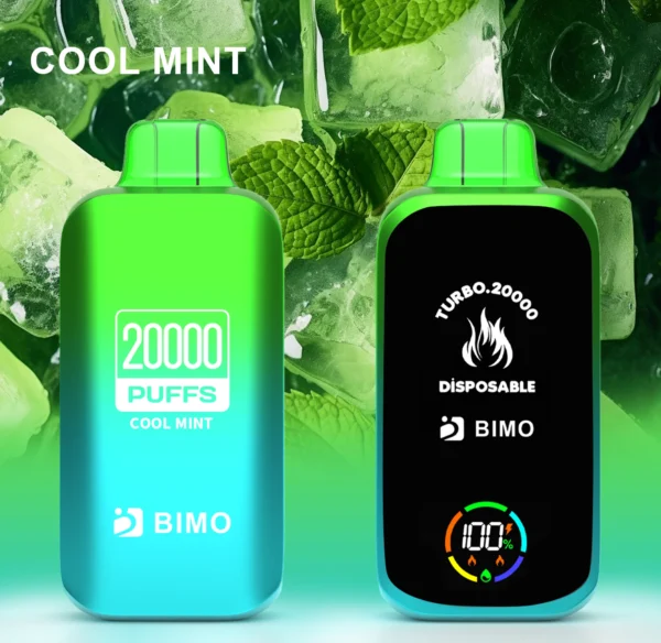 BIMO Turbo 20000 Puffs Tela Cheia 0% 2% 5% Caneta Vapes Descartáveis ​​Recarregáveis ​​com Baixa Nicotina em Massa Compre no Atacado - HelpVape - 7