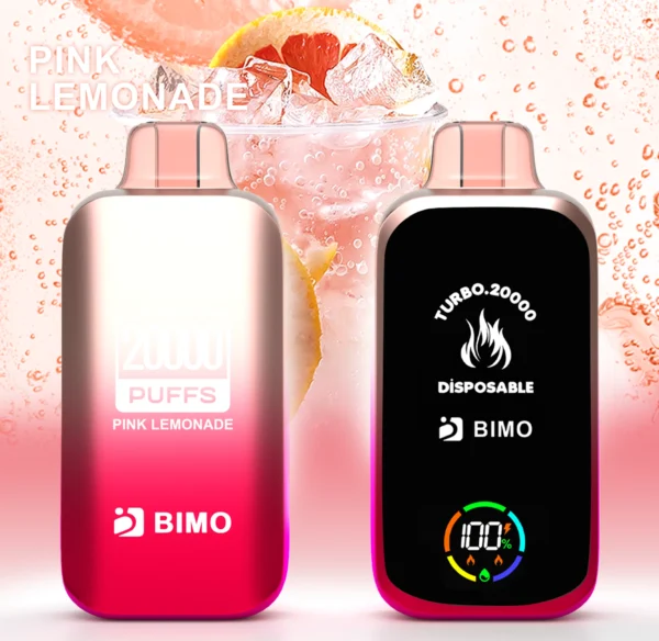 BIMO Turbo 20000 Puffs Tela Cheia 0% 2% 5% Caneta Vapes Descartáveis ​​Recarregáveis ​​com Baixa Nicotina em Massa Compre no Atacado - HelpVape - 4