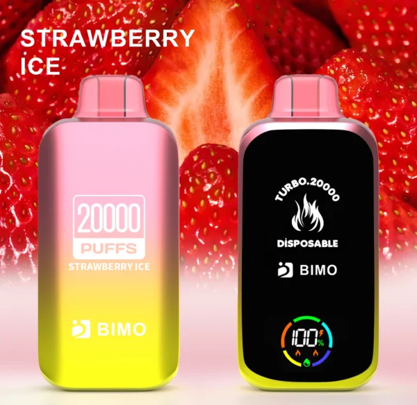 BIMO Turbo 20000 Puffs Tela Cheia 0% 2% 5% Caneta Vapes Descartáveis ​​Recarregáveis ​​com Baixa Nicotina em Massa Compre no Atacado - HelpVape - 3