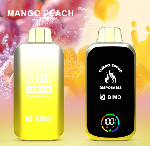 BIMO Turbo 20000 Puffs Tela Cheia 0% 2% 5% Caneta Vapes Descartáveis ​​Recarregáveis ​​com Baixa Nicotina em Massa Compre no Atacado - HelpVape - 2