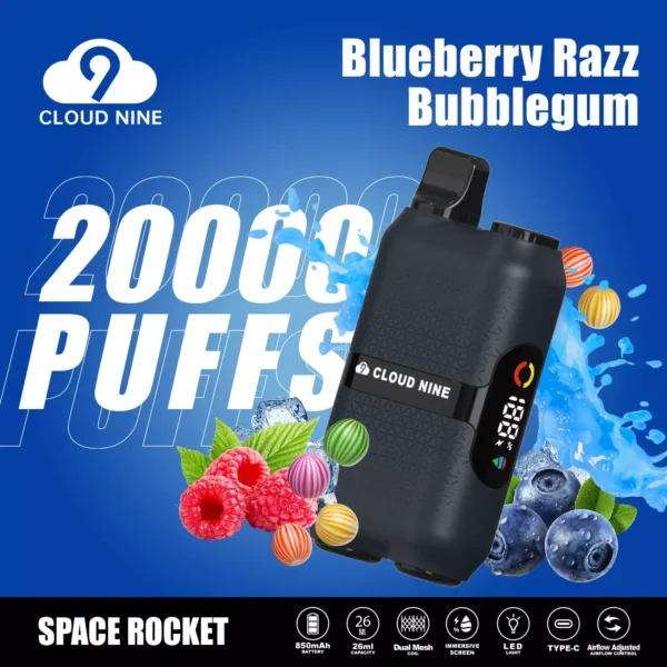 CLOUD NINE D33 20000 Puffs Tela Imersiva de Malha Dupla 5% Caneta Vapes Descartáveis ​​Recarregáveis ​​com Baixa Nicotina em Massa Compre no Atacado - HelpVape - 5