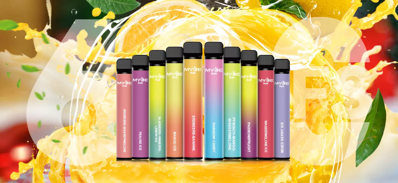 MYDE Plus 600 Puffs 2% Vapes desechables con bajo contenido de nicotina Pen Bulk Buy al por mayor