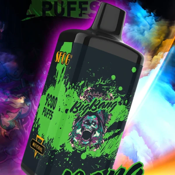 SFOG BIG BANG 9000 Rookwolken 0% 2% 3% 5% Oplaadbare wegwerpvapes-pen met laag nicotinegehalte in bulk Koop groothandel - HelpVape - 1