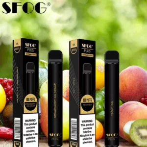 SFOG PLUS 800 Puffs 2% 3% 5% Baixa Nicotina Recarregável Vapes Descartáveis Pen Bulk Comprar Atacado